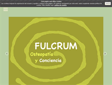 Tablet Screenshot of fulcrumosteopatia.com